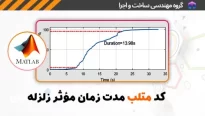 کد متلب مدت زمان تکان قوی زمین لرزه یا زمان موثر زلزله